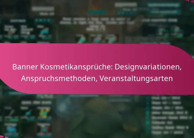 Banner Kosmetikansprüche: Designvariationen, Anspruchsmethoden, Veranstaltungsarten