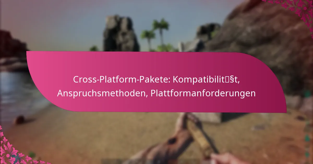 Cross-Platform-Pakete: Kompatibilität, Anspruchsmethoden, Plattformanforderungen