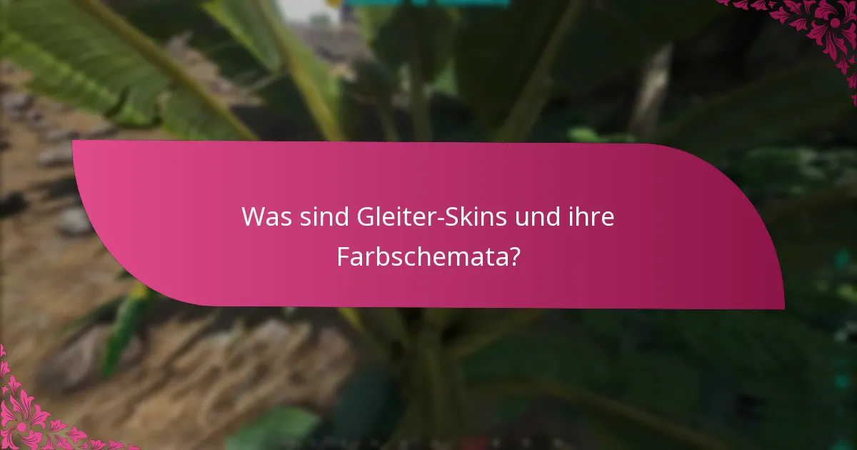 Was ist der Prozess zur Beanspruchung von Gleiter-Skins?