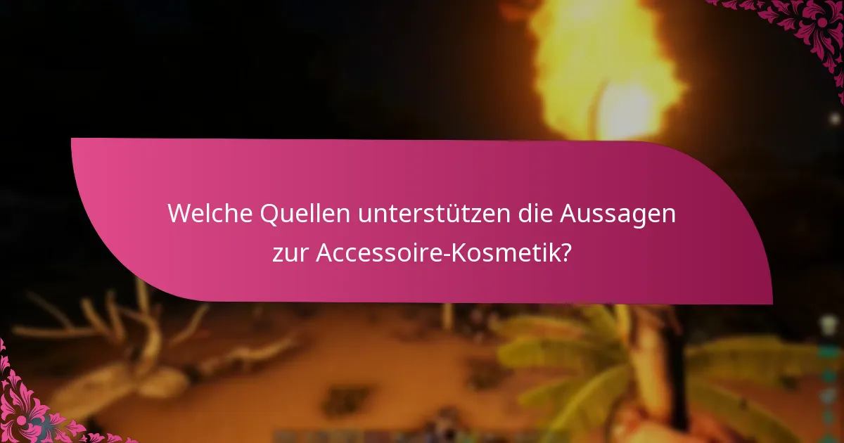 Welche Marken führen bei den Aussagen zur Accessoire-Kosmetik?